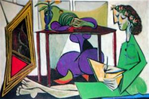 Two Women in an Interior