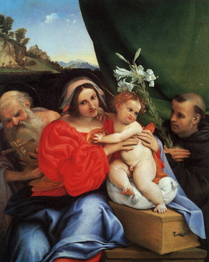 Virgin and Child with Saints Jerome and Anthony, 1521