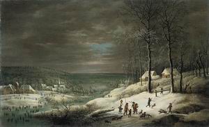 Winter Landscape with Hunters