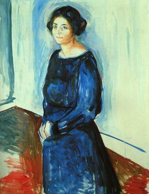 Woman in Blue (Frau Barth) 1921