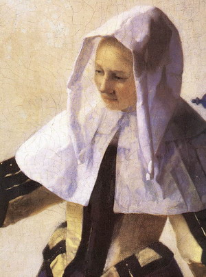 Young Woman with a Water Jug (detail) 1660-62