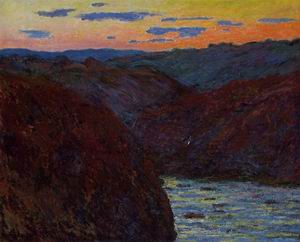 Valley of the Creuse Sunset1 1889