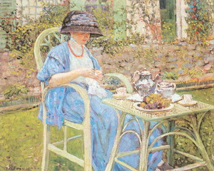 Breakfast in the Garden By 1911