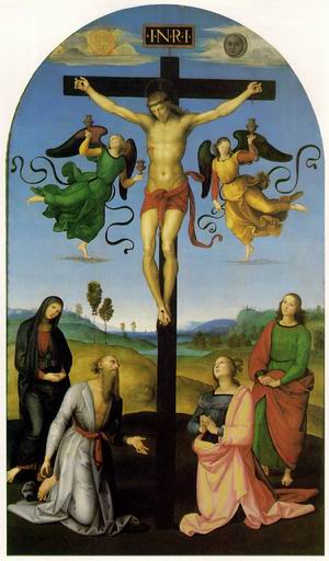 Crucifixion with Sts Mary Virgin, Mary Magdalen, John and Jerome c. 1503