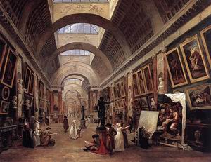 Design for the Grande Galerie in the Louvre 1796
