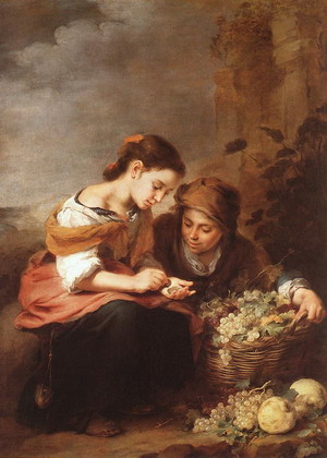 Girls Selling Fruit 1670