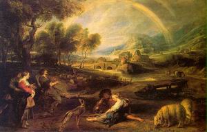 Landscape with a Rainbow, early 1630s