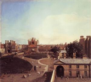 London, Whitehall and the Privy Garden from Richmond House 1747