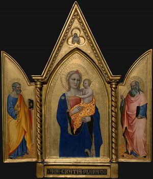 Madonna and Child with Saint Peter and Saint John the Evangelist c. 1360