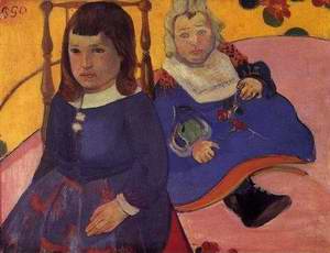 Portrait Of Two Children Aka Paul And Jean Schuffenecker