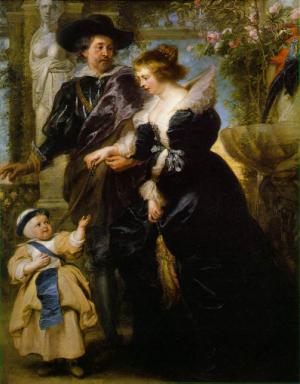 Rubens, his wife Helena Fourment, and their son Peter Paul