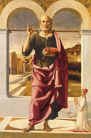 Saint Peter Blessing and Donor 1505