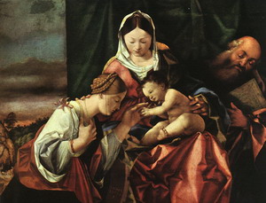 The Mystic Marriage of St. Catherine 1506-07