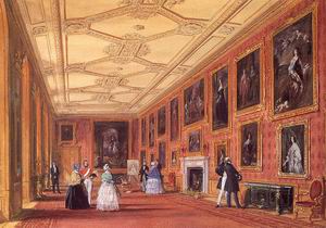 The Van Dyck Room, Windsor Castle 1846