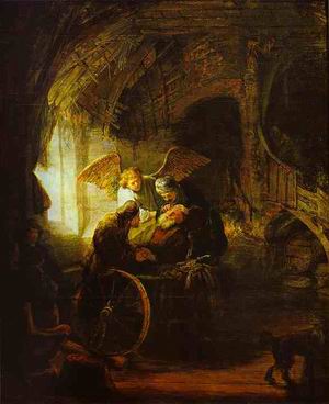 Tobias Returns Sight to His Father 1636