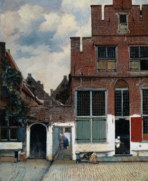 View of Houses in Delft c. 1658