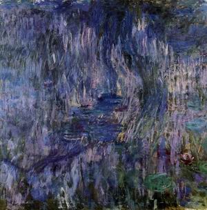 Water-Lilies Reflection of a Weeping Willow 1916-1919