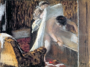 Woman Leaving Her Bath 1876-77