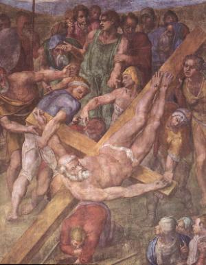 Martyrdom of St Peter (detail1)