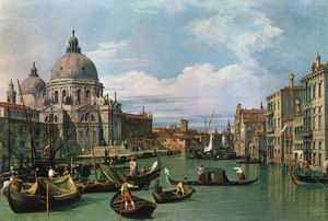 The Grand Canal and the Church of the Salute 1730
