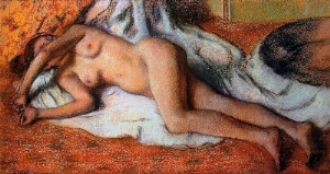 After the Bath Pastel 1885