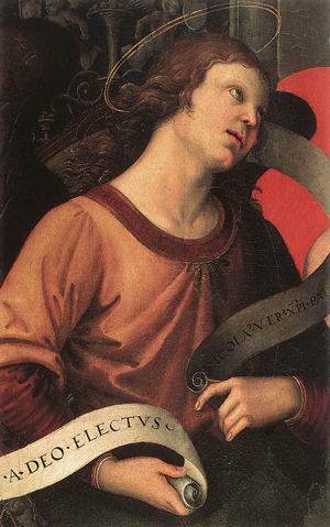 Angel (fragment of the Baronci Altarpiece) 1500-01