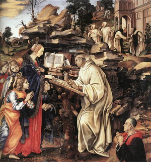 Apparition of The Virgin to St Bernard 1486