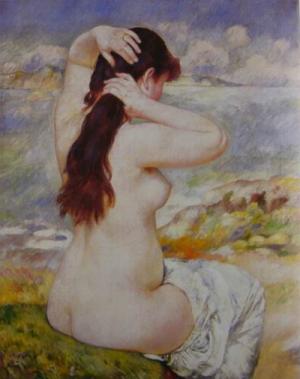 Bather Arranging Her Hair,1885