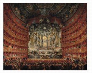 Concert Given by Cardinal de La Rochefoucauld at the Argentina Theatre in Rome
