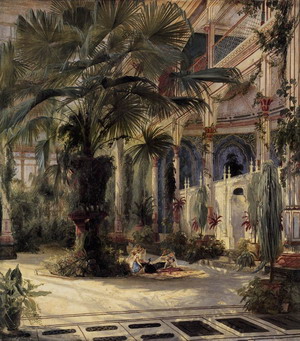 In the Palm House in Potsdam 1832-34