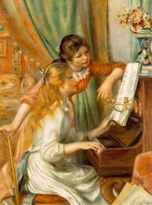 Juenes filles au piano (Girls at the Piano) 1892