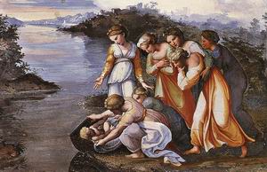 Moses Saved from the Water 1518-19