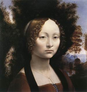 Portrait of Ginevra de Benci 1474-46