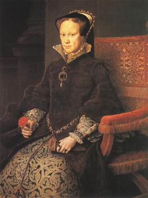 Queen Mary Tudor of England 1554