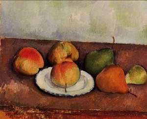 Still Life Plate And Frui