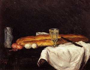 Still Life With Bread And Eggs