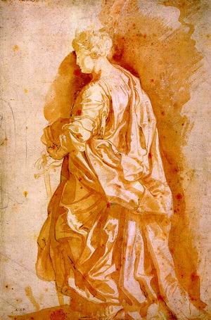 Study for a Standing Female Saint, probably before 1607