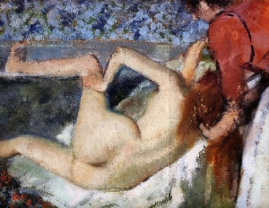 The Bath Woman from Behind 1895