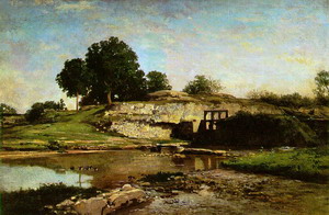 The Flood-Gate at Optevoz 1859