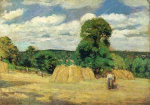 The Harvest at Montfoucault 1876