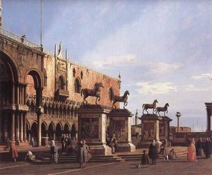 The Horses of San Marco in the Piazzetta 1743