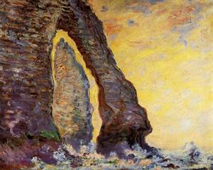 The Rock Needle Seen through the Porte dAval 1885-1886