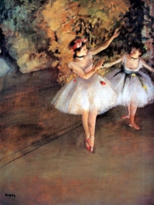 Two Dancers on Stage 1874