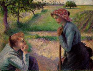Two Young Peasant Women 1892