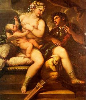 Venus, Cupid and Mars