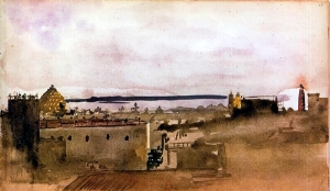 View of Naples 1860