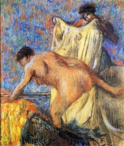 Woman Leaving Her Bath 1900