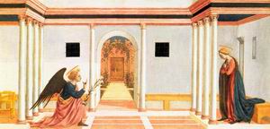 Annunciation (predella 3) c. 1445