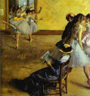 Ballet Class. 1881