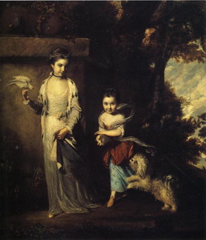 Ladies Amabel and Mary Jemima Yorke. 1760